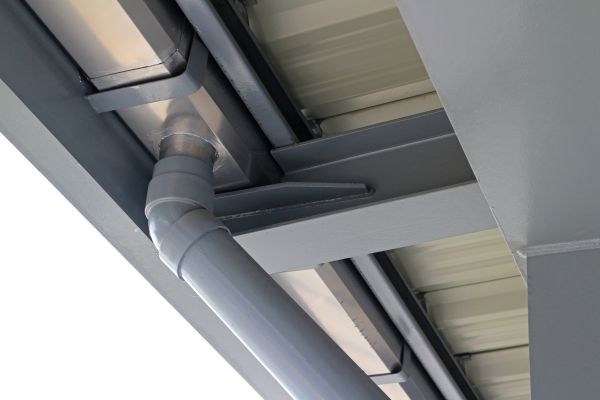 PVC Downspout Installation in Granger