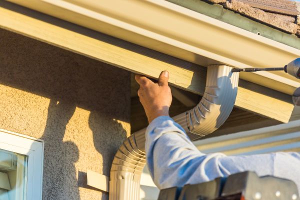 Aluminum Rain Gutter Service in Granger