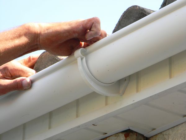 Plastic Gutter Repair in Granger