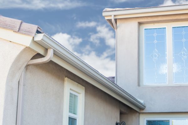 Continuous Gutter Installation in Granger
