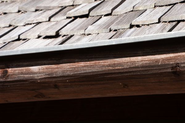 Wood Rain Gutter Installation in Granger
