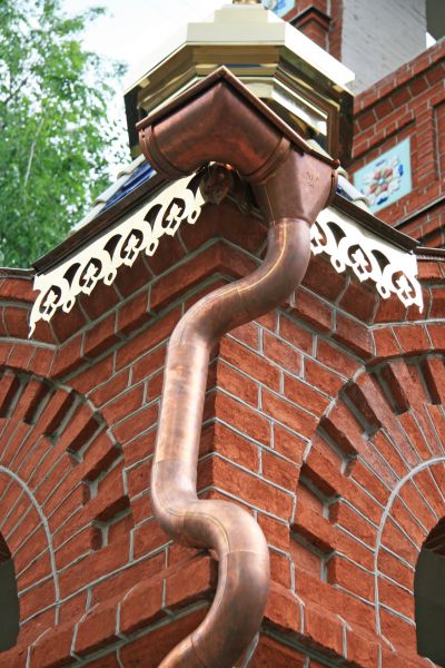 Church Downspout Installation in Granger